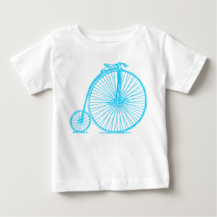 Penny Farthing - Sky Blue Baby T-Shirt