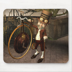 Penny Farthing Steampunk Mouse Mat