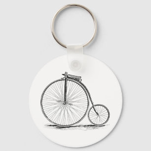 Penny Farthing Vintage High-Wheel Bicycle Key Ring