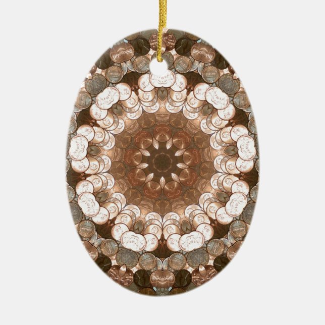 Penny Flower Nov 2012 Ceramic Tree Decoration (Front)