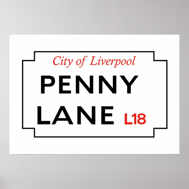 Penny Lane Poster (Front)