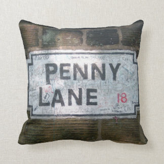 Penny Lane Street Sign Cushion