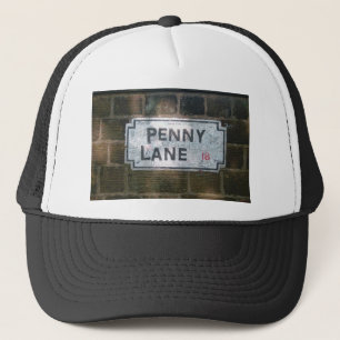 Penny Lane Street Sign, Liverpool UK Trucker Hat