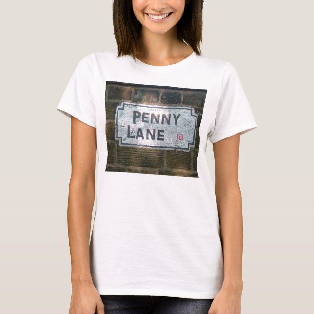Penny Lane Street Sign T-Shirt (Front)