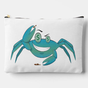 Penny Pinching Crab Accessory Pouch