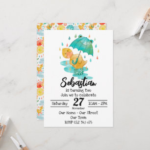 Penny Puddle Duck Invitation