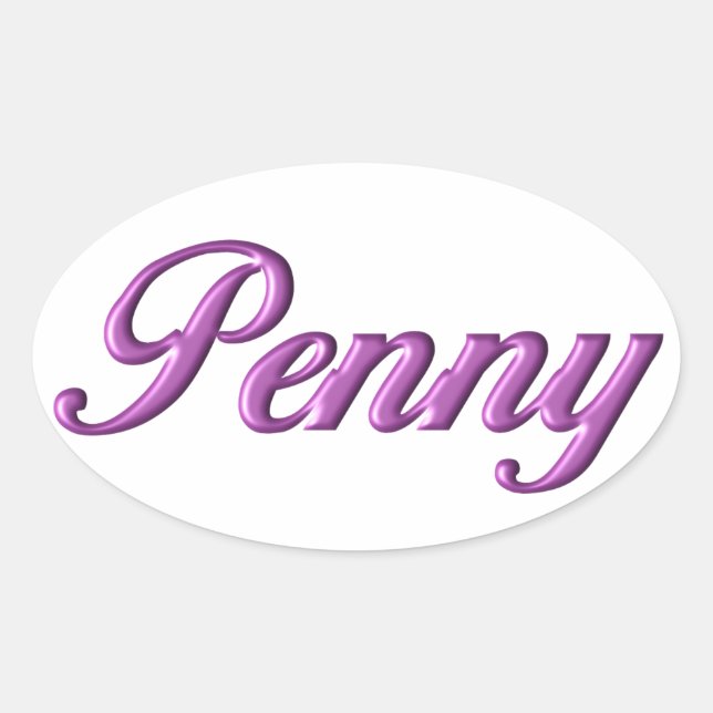 Penny sticker name (Front)