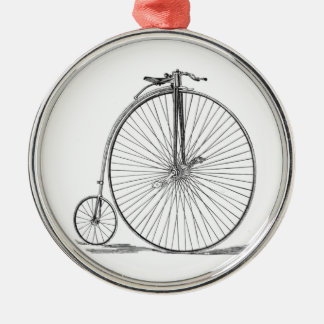 Pennyfarthing Metal Tree Decoration