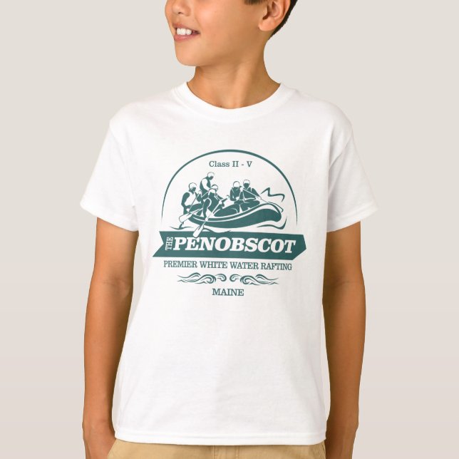 Penobscot River (rafting 2) T-Shirt (Front)