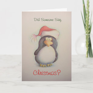 Penquin Christmas Card 2011