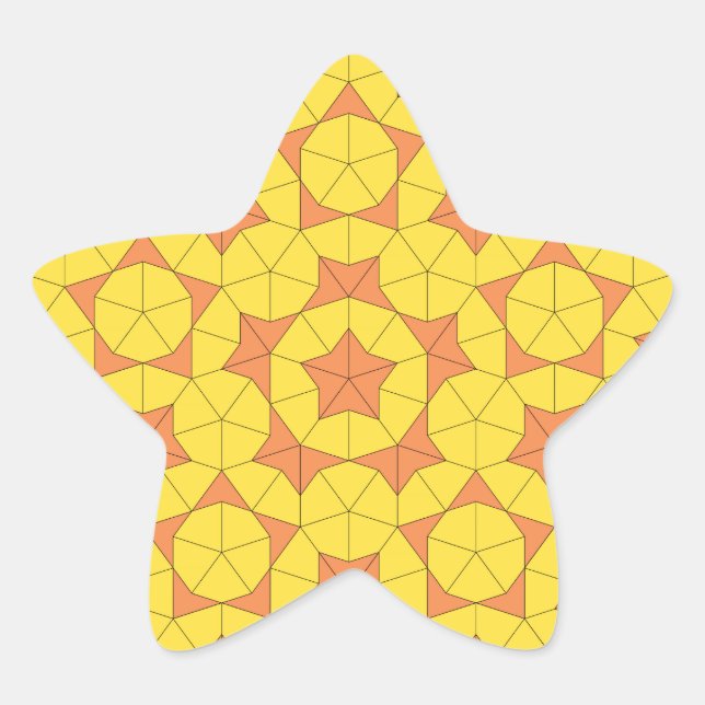 Penrose Sun Tile 1 Sticker (Front)
