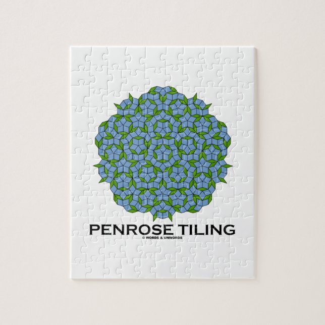 Penrose Tiling (Five-Fold Symmetry) Jigsaw Puzzle (Vertical)