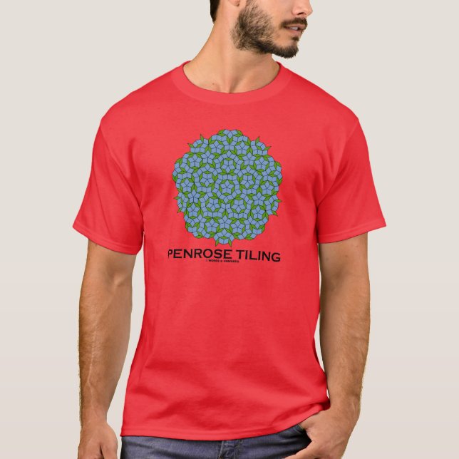 Penrose Tiling (Five-Fold Symmetry) T-Shirt (Front)