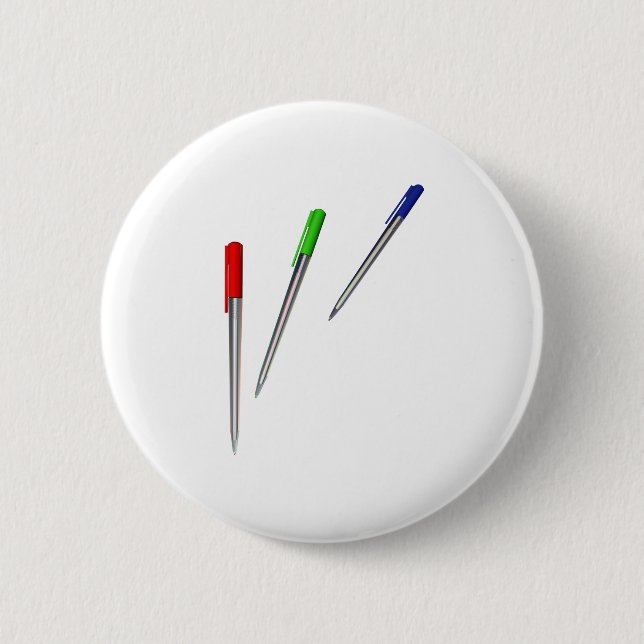 pens 6 cm round badge (Front)