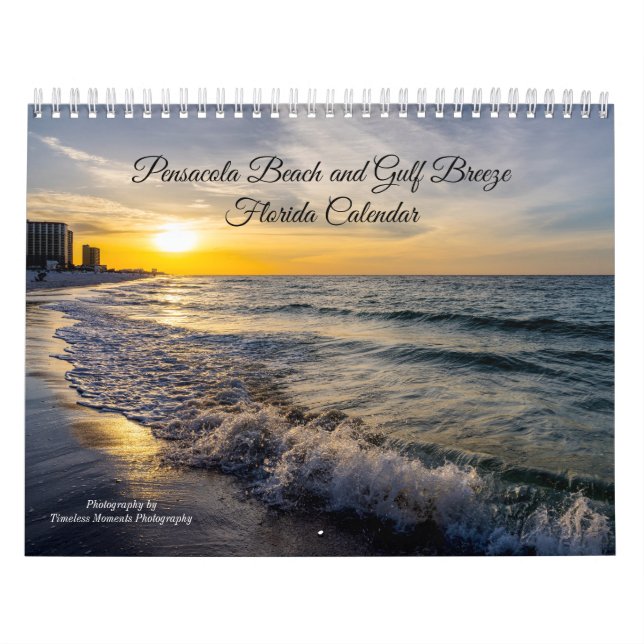 Pensacola Beach And Gulf Breeze Florida Calendar (Cover)