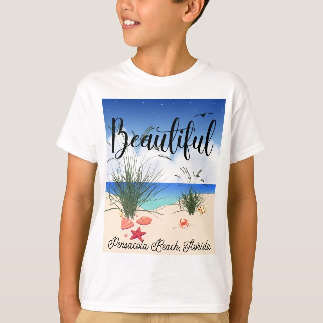 Pensacola Beach Florida (Beautiful) T-Shirt (Front)