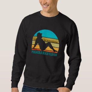Pensacola Beach Florida fat drinking 2 Sweatshirt