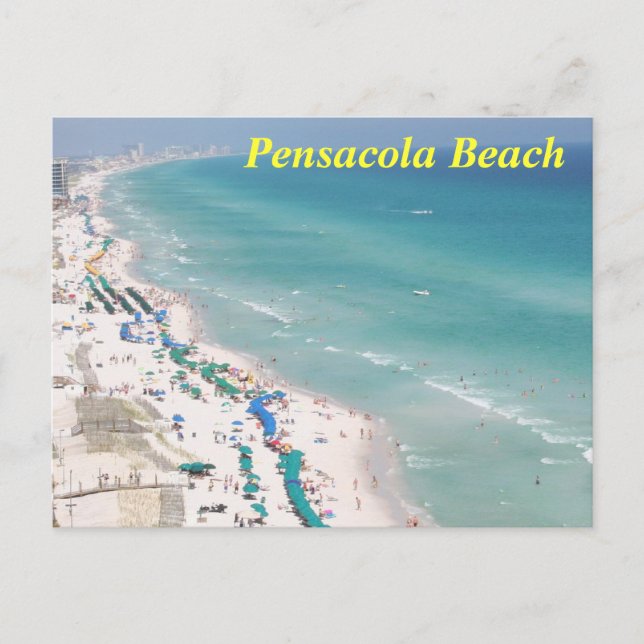 Pensacola Beach postcard (Front)