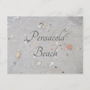 Pensacola Beach Sand, Shells, Pensacola, FL Postcard