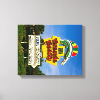 Pensacola Beach Sign - 14" x 11" Wrapped Canvas