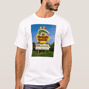 Pensacola Beach Sign - Men's Basic T-Shirt