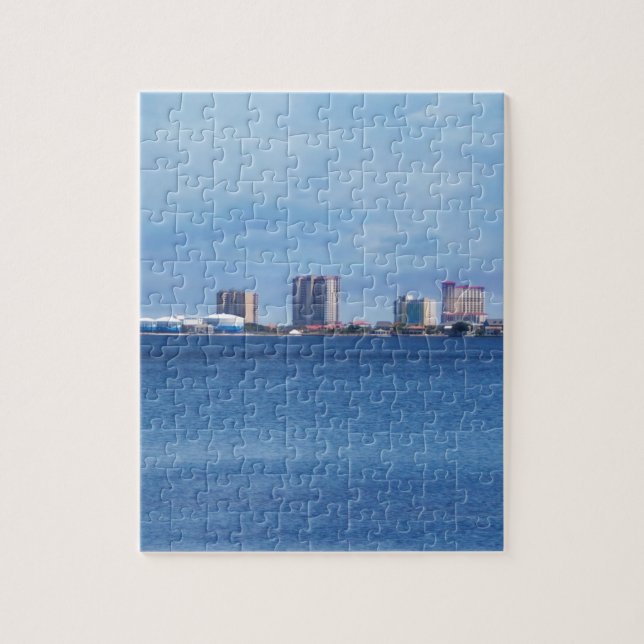 Pensacola Beach Skyline Jigsaw Puzzle (Vertical)