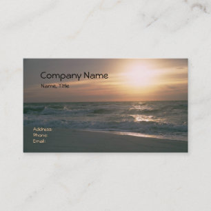 Pensacola Beach Sunrise Business Card