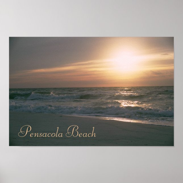 Pensacola Beach Sunrise Print (Front)