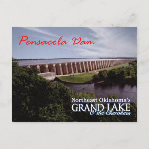 Pensacola Dam...Grand Lake OK post card v2