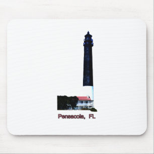 Pensacola FL Lighthouse The MUSEUM Zazzle Gifts Mouse Mat