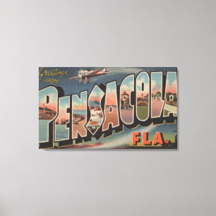 Pensacola, Florida (Aeroplanes) Canvas Print