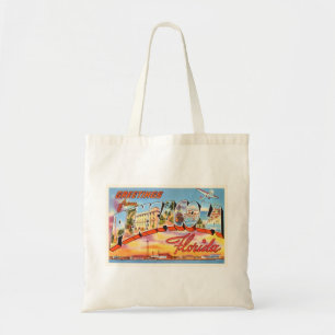 Pensacola Florida FL Old Vintage Travel Souvenir Tote Bag