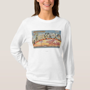 Pensacola, Florida - Large Letter Scenes 2 T-Shirt