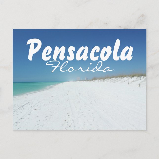 Pensacola Florida postcard (Front)