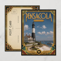Pensacola Florida Vintage Art Deco Golden Age