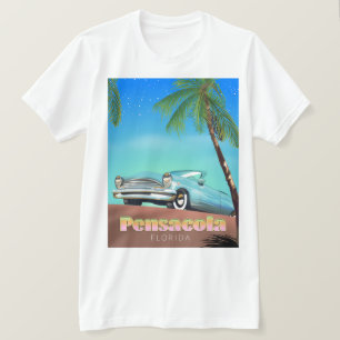 Pensacola, florida vintage style travel poster T-Shirt