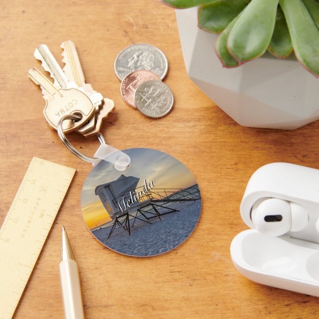 Pensacola Lifeguard Station Sunrise Key Chain (Desk)