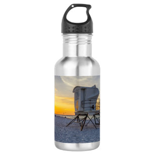 Pensacola Lifeguard Station Sunrise Water Bottle