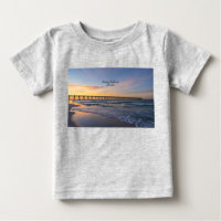Pensacola Pier Shoreline Sunrise Toddler T-shirt