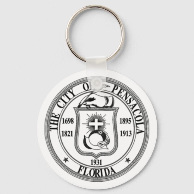 Pensacola Seal Key Ring (Front)