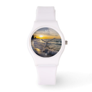 Pensacola Splashing Waves Sunrise Women's Watch