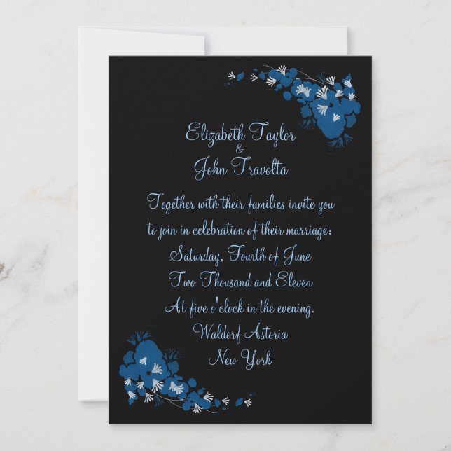 Pensamiento ~ Invitations / RSVP (Front)