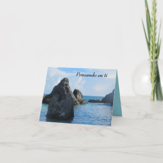Pensando en ti, Horsehsoe Bay,, Bermuda Card