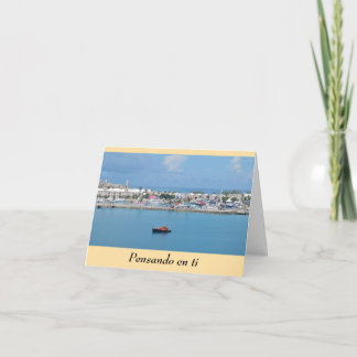 Pensando en ti Royal Naval Dockyards, Bermuda Card