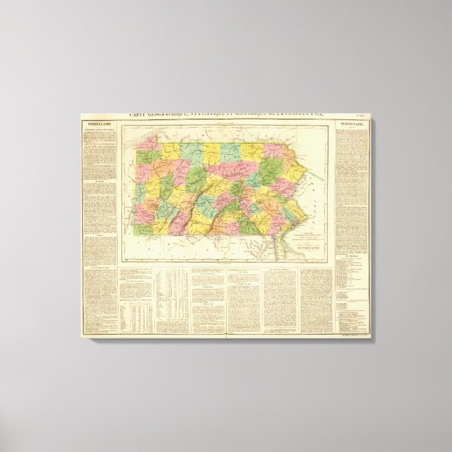 Pensilvanie US Canvas Print (Front)