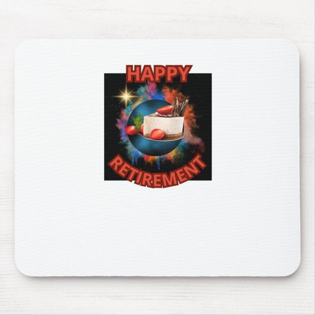 Pension Sticker  Mouse Mat (Front)