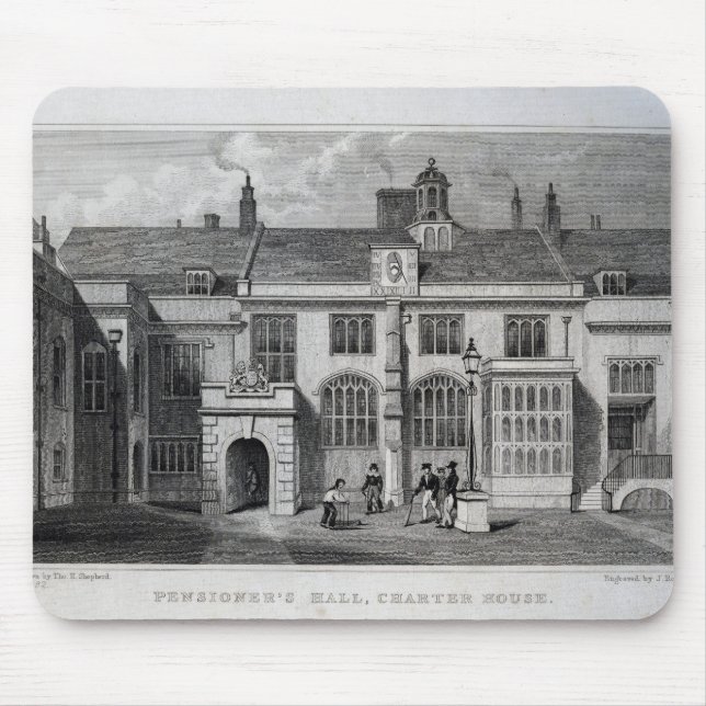 Pensioner's Hall, Charter House Mouse Mat (Front)