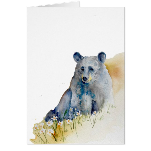 Pensive Blue Bear (Front)
