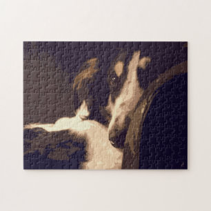 Pensive Borzoi Jigsaw Puzzle