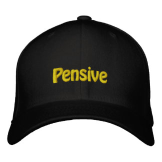 Pensive Embroidered Hat